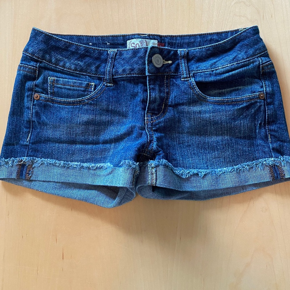 Juniors jean shorts